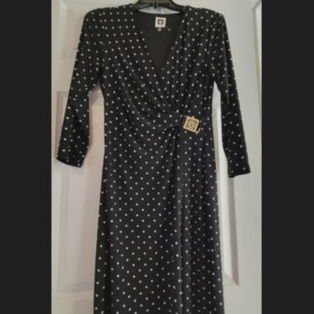 Anne Klein Polka Dot Dress